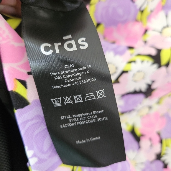 Anthropologie Crās Floral Maggiecras Blazer NWT Size 38 - Picture 11 of 12